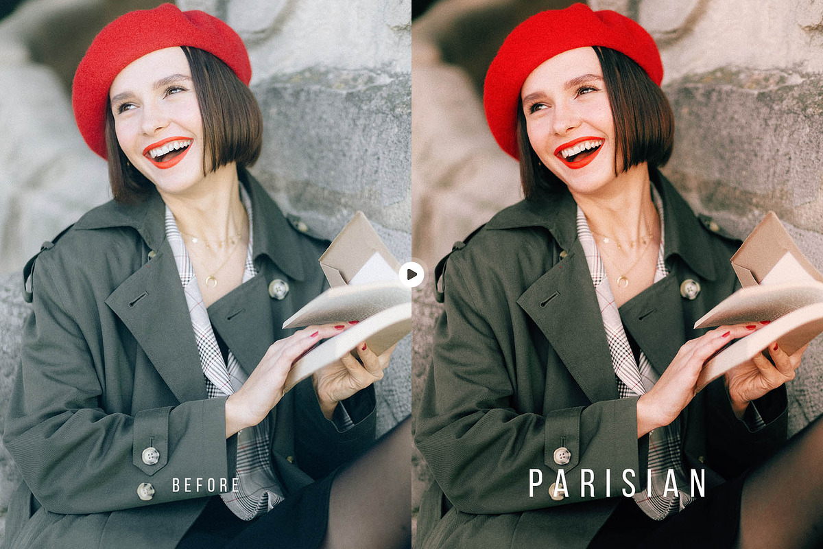 Parisian City Portrait Action & LUT, an Action Add-On by Presetrain Co. (Photo 5 of 7)