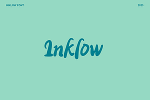 Inklow Handwriting Brush Font