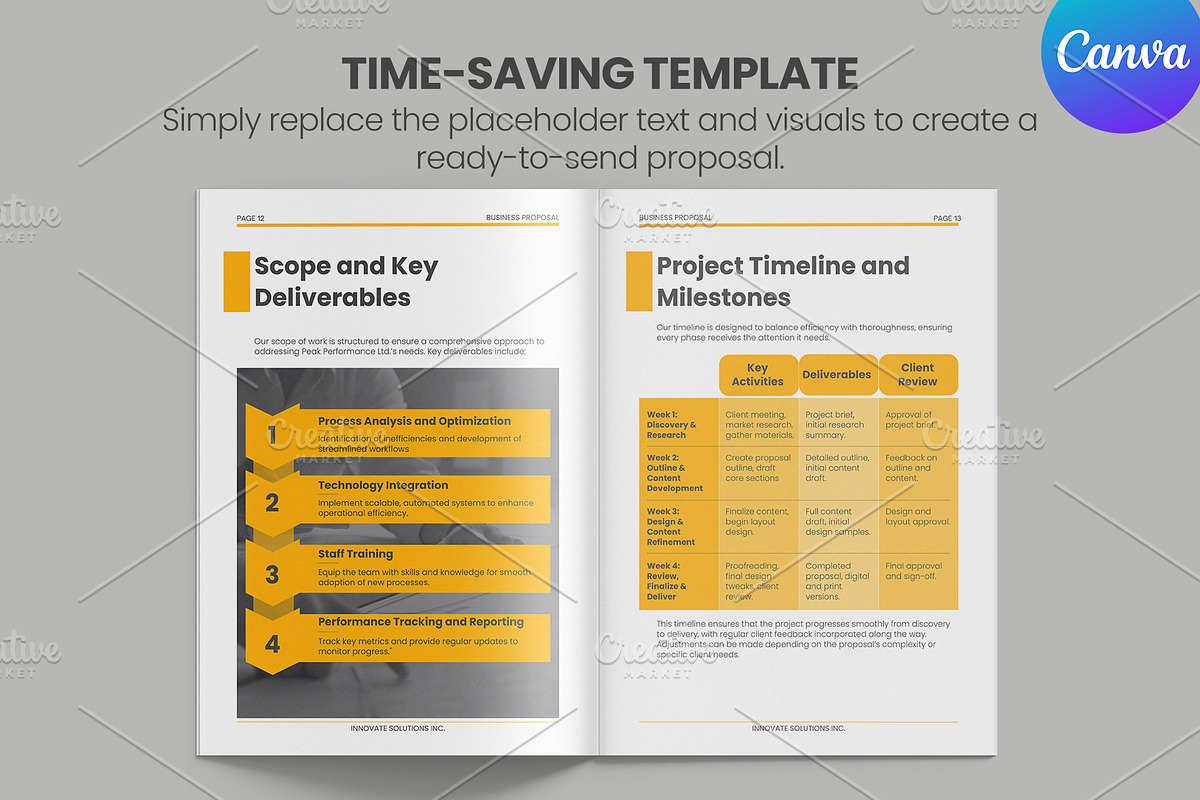 Professional Business Proposal, a Brochure Template by Oshin Design (Photo 3 of 8)