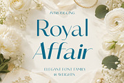 Royal Affair - Classy Wedding Type, a Sans Serif Font by HipFonts (Thumbnail 1 of 12)