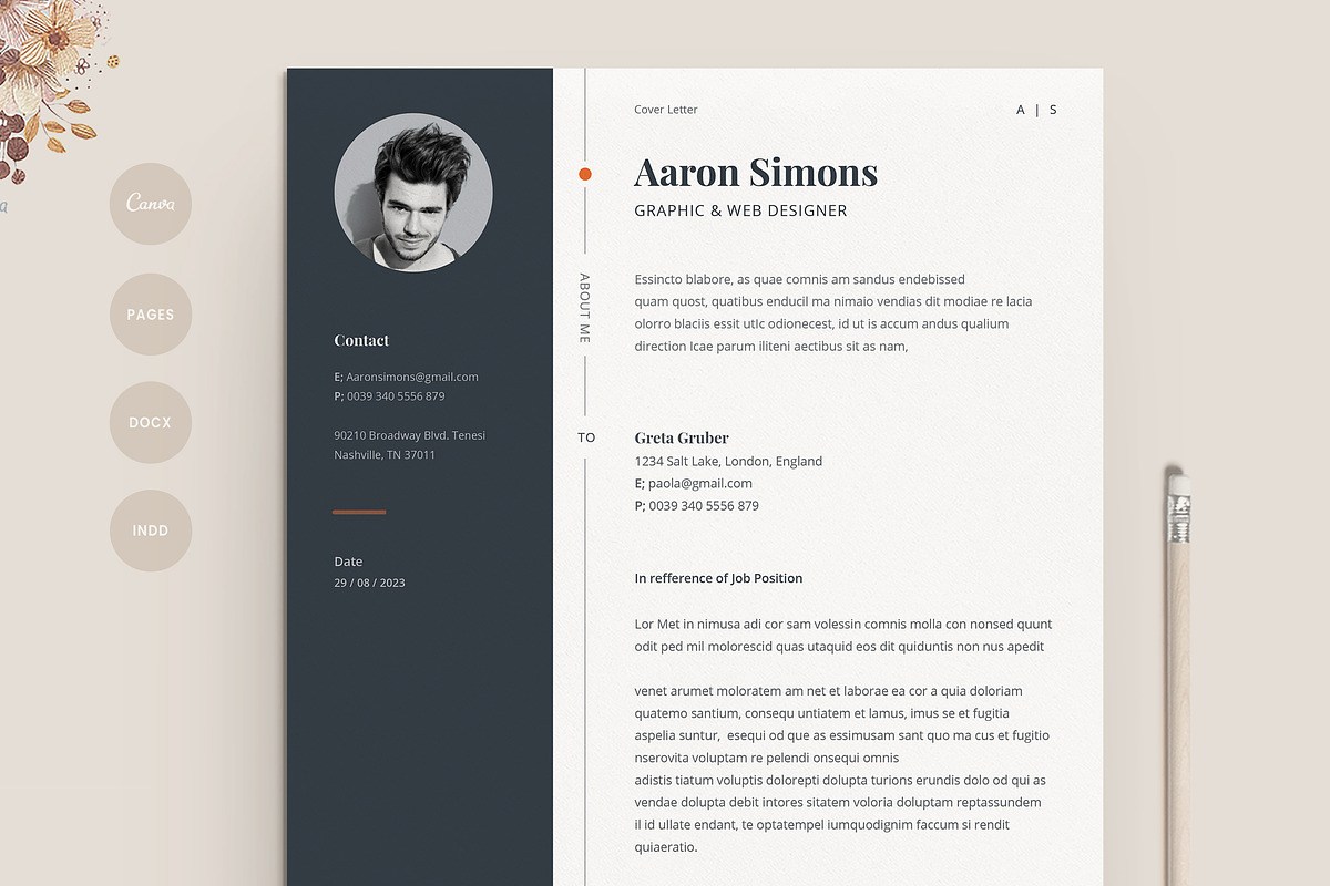 Resume Template Pro, a Resume Template by Estartshop (Photo 5 of 6)