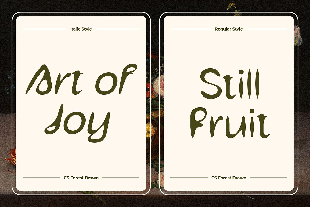 CS Forest Drawn, a Sans Serif Font by Craft Supply Co. (Photo 4 of 8)