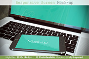 Responsive Screen Mockup V2, an iPhone Mockup by MahmoudRafik (Thumbnail 2 of 15)