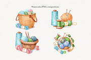 45 Knitting Clipart & Patterns, a Decorative Illustration by ZinchArt (Thumbnail 3 of 10)
