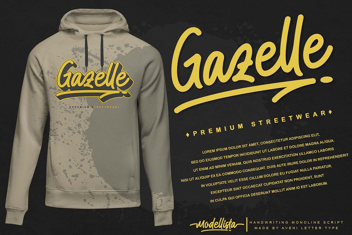 Modellista | Handwriting Font, a Handwritten Font by Aveni Letter Type (Photo 4 of 15)