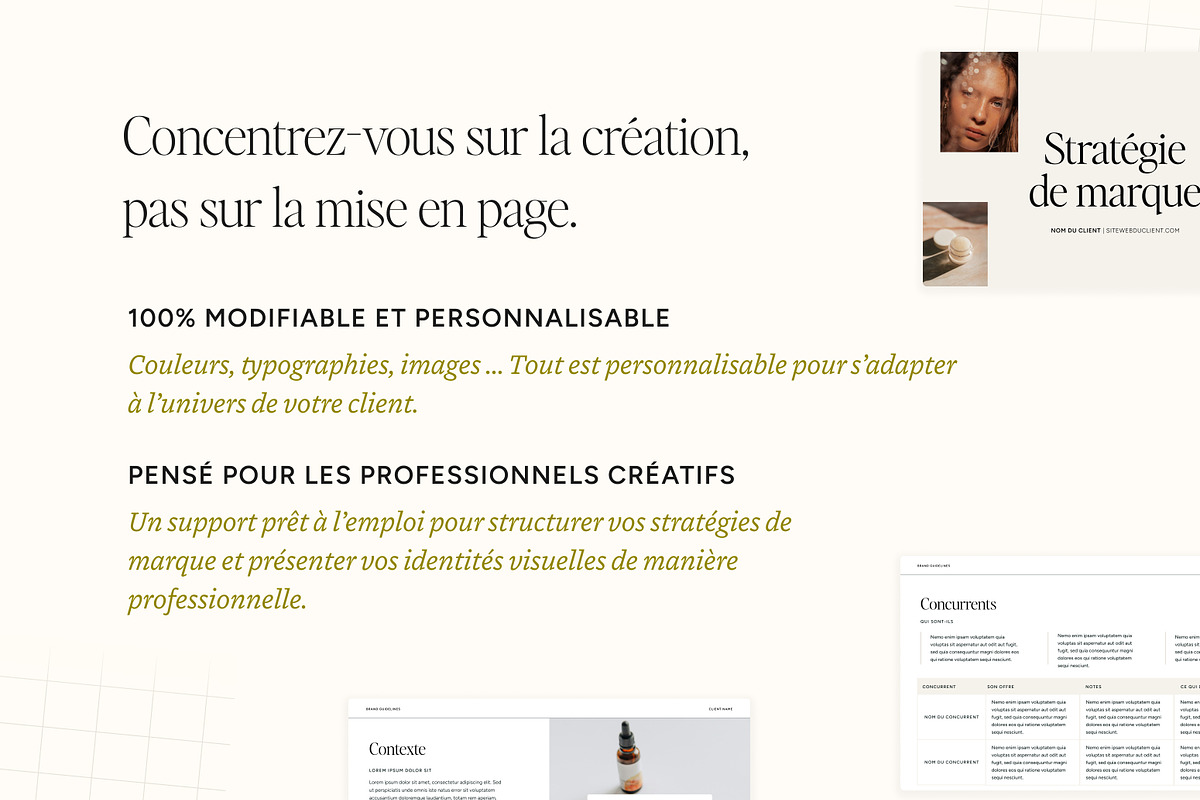 Template Stratégie de Marque, a Branding & Logo Template by MargauxQuercy (Photo 8 of 9)