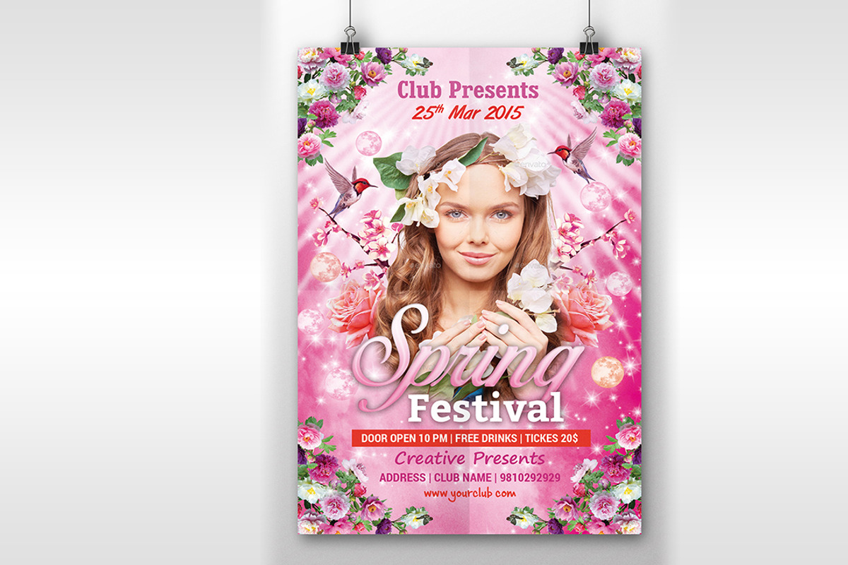 Spring Flyer, a Flyer Template by Creative designer