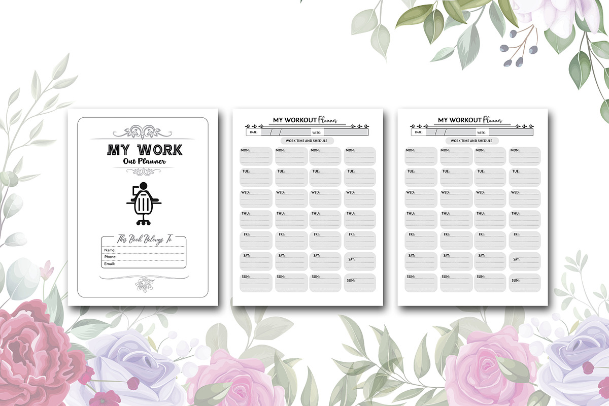 My Workout Journal, a Stationery Template by design_hut (Photo 3 of 3)