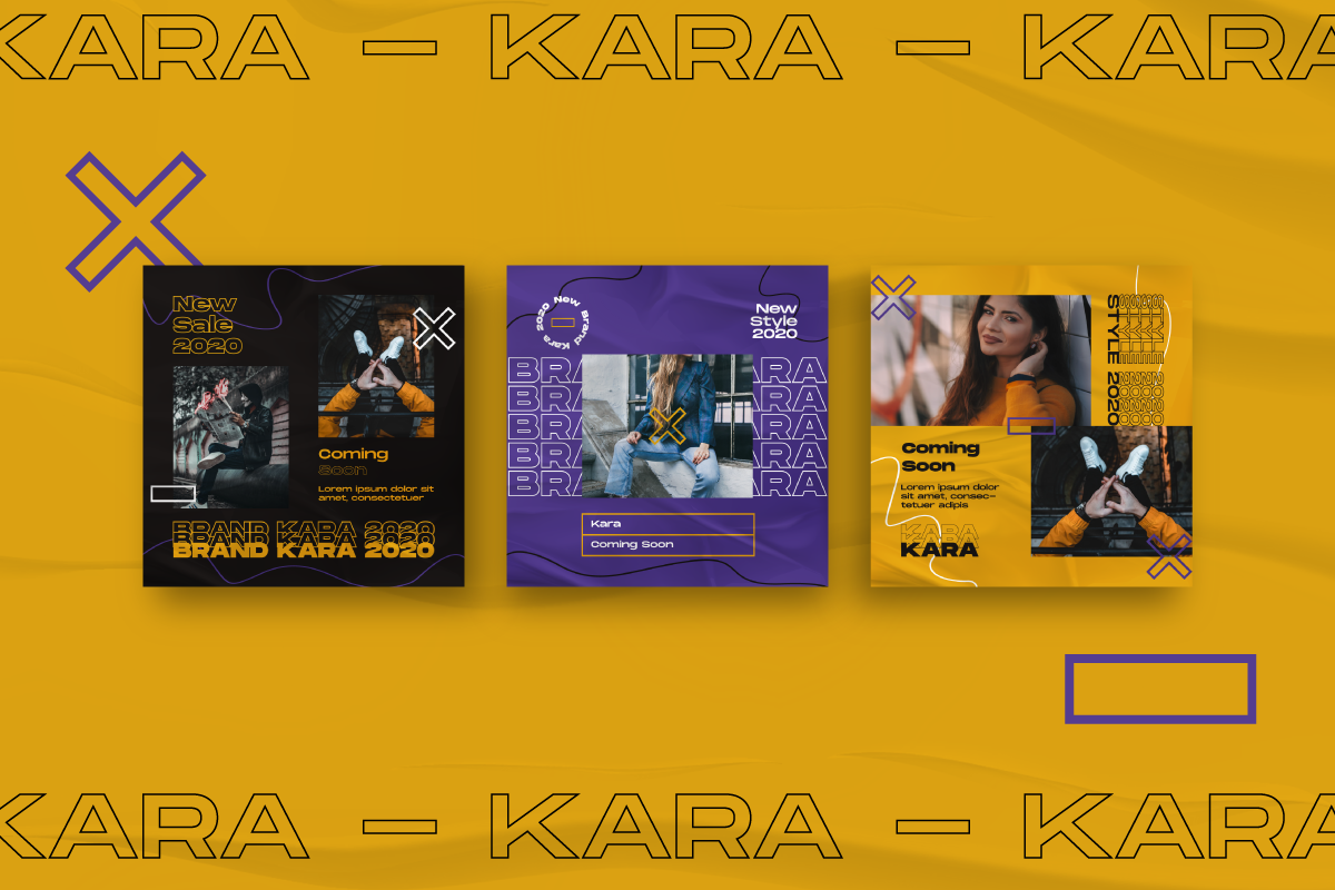 Kara Story & Feed Instagram Template, a Social Media Template by Inkofert (Photo 6 of 12)