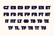 Nebies Retro - Bold Extrude Font, a Sans Serif Font by Nirmana Visual (Thumbnail 10 of 16)