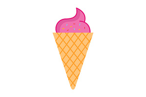 Ice Cream Vector Icon, an Icon by Pexelpy