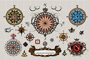 Antique Maps Vector Bundle, an Illustration by Vector Clash (Thumbnail 2 of 9)