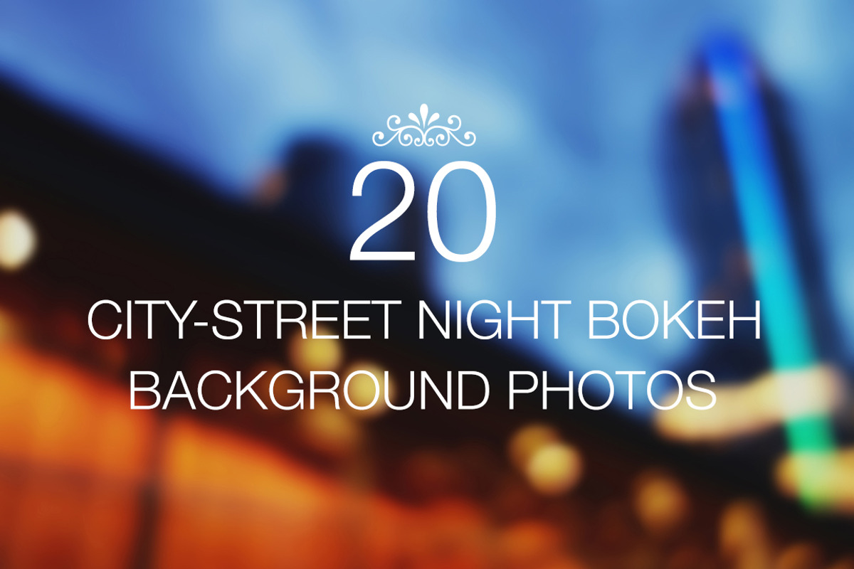 20 night bokeh backgrounds
