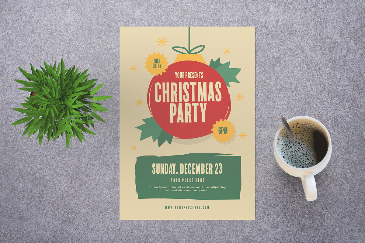 Christmas Party, a Flyer Template by lilyshop