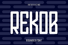 Rekob - Rounded Font