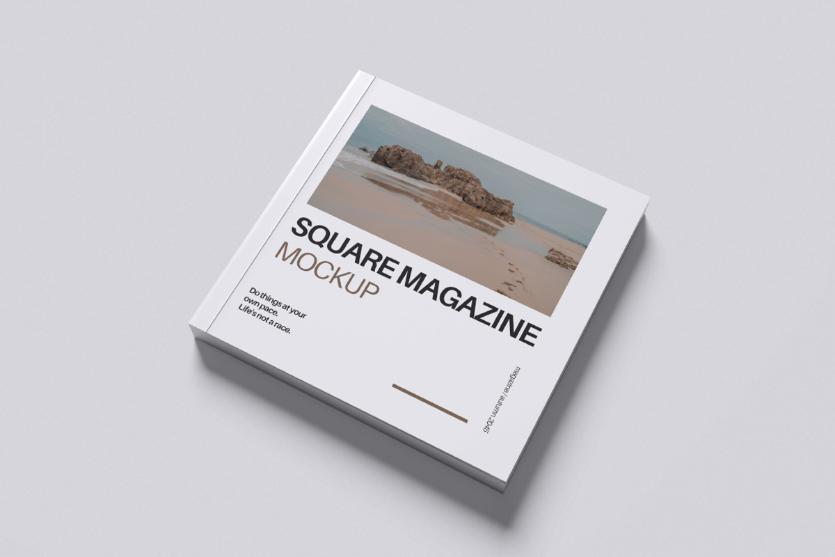 Square Magazine Mockup Bundle Set, a Books & Magazine Mockup by Rielismee (Photo 4 of 5)