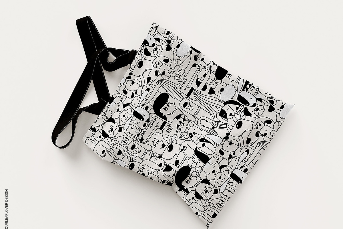Cute Dogs Vector Set, an Animal Illustration by FourLeafLover (Photo 8 of 17)