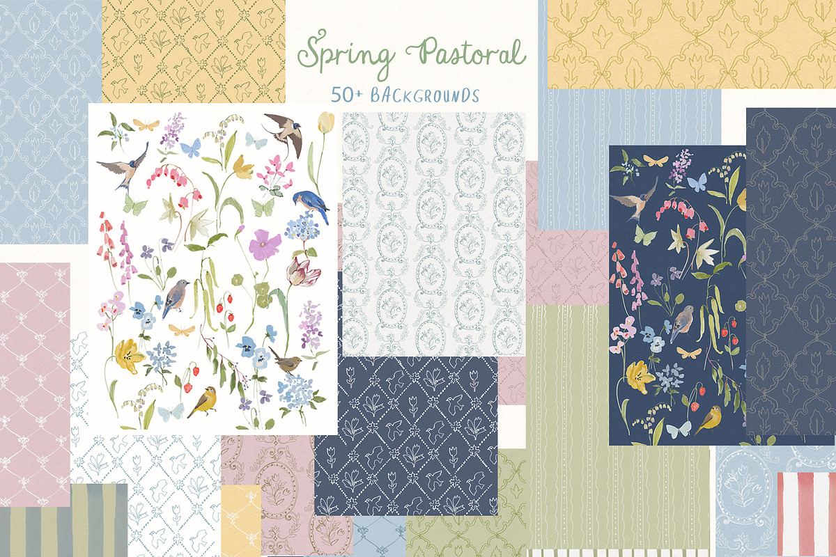 Spring Easter Frames & Illustrations, a Decorative Illustration by whiteheartdesign (Photo 19 of 19)