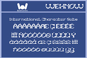 Shuriken Ninja font, a Font by weknow (Thumbnail 7 of 8)