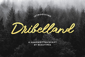 Dribelland - A Handwritten Font