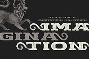 Chimera Tail, font + illustration, a Slab Serif Font by Gleb Guralnyk (Thumbnail 2 of 6)