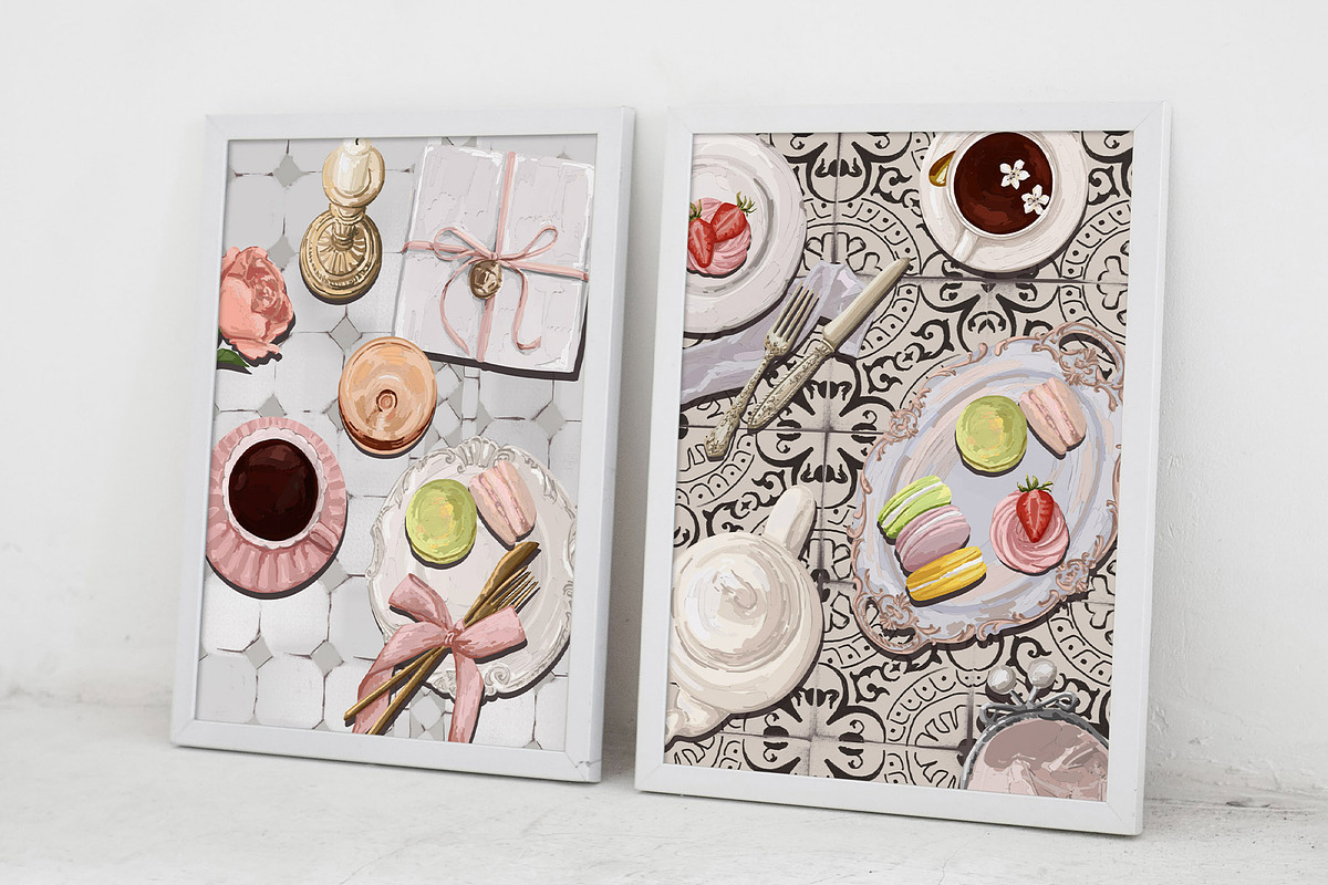 VINTAGE POSTERS creator kit, a Decorative Illustration by Yuliia Lashevska (Photo 6 of 12)