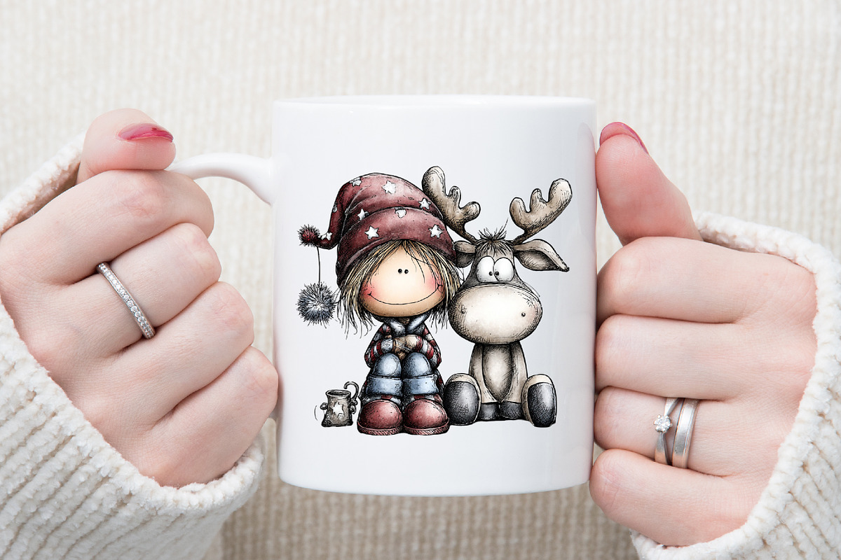 Whicmila Christmas Elf Clipart, an Illustration by Sublimation Artist (Photo 5 of 6)