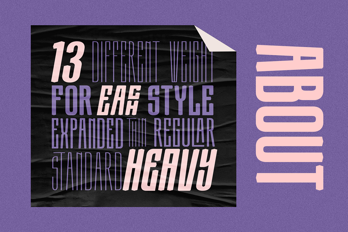MOUBARU Typeface, a Sans Serif Font by alit design (Photo 10 of 17)