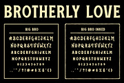 Brotherly Love Font Family, a Font by Brethrendesignco (Thumbnail 2 of 5)