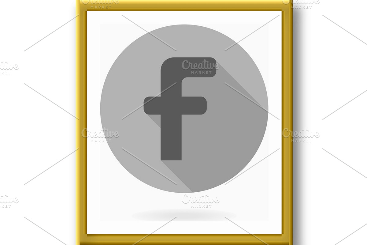 Modern Vector Flat Icon With Letter, an Outline Icon by FineArtStudio (Photo 2 of 3)