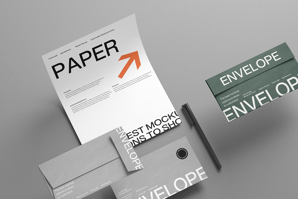 Modern Branding Guidelines Mockup, an Advertising Mockup by East Gallery (Photo 7 of 15)
