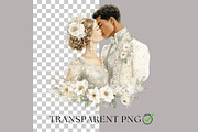 Elegant Watercolor Wedding Clipart, a Decorative Illustration by Nicole Branger Art (Thumbnail 4 of 22)
