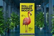 High-Impact Roll-up Banner Mockups i, an Advertising Mockup by Elite Mockups (Thumbnail 1 of 5)