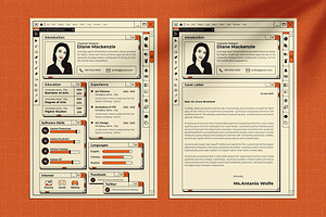 Character Designer CV Template