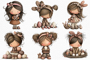 Whimsical Easter Girl Clipart Png, an Illustration by Craft Nest (Thumbnail 3 of 11)