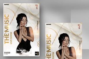 Glamour White Party Flyer (PSD), a Flyer Template by PixelsDesign