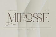 Mirosse - Modern Typface Serif Font, a Font by AnnofaType (Thumbnail 1 of 12)
