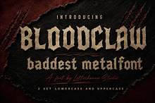 Bloodclaw Font – The Baddest Font