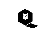 Letter Q Cat Logo, a Branding & Logo Template by Salman Shop (Thumbnail 1 of 2)