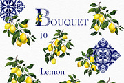 Azulejo. Watercolor Graphic, an Object Illustration by ma_i_vi (Thumbnail 3 of 9)