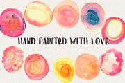 40 Hand-Painted Watercolor Spots, an Illustration by Hello Brio (Thumbnail 4 of 8)