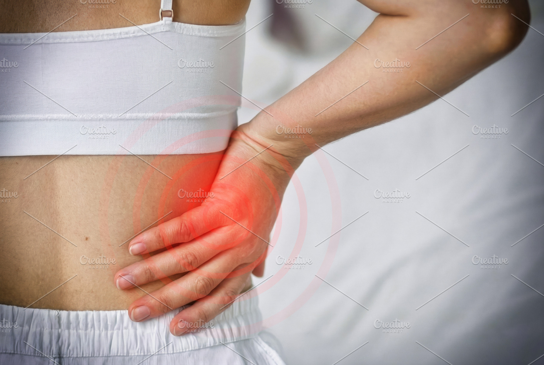 Woman Suffering From Lower Back Pain, a Health & Medical Photo by Davizro's Market
