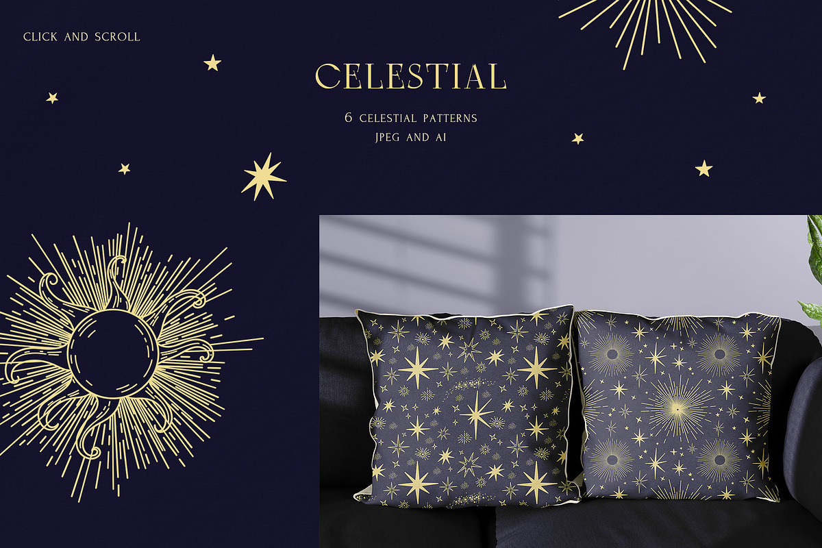 Solar & lunar. Sparkle of the planet, a Decorative Illustration by Summer Nightingale Art (Photo 8 of 10)