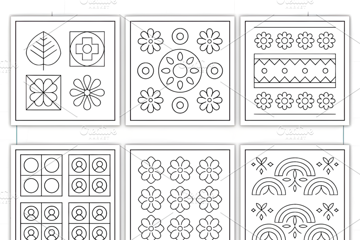 Adults - Mindful Patterns Book, a Decorative Illustration by Ink Gallery (Photo 9 of 9)