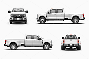Pickup Truck Mockup 15, a Product Mockup by Mockupix (Thumbnail 12 of 12)