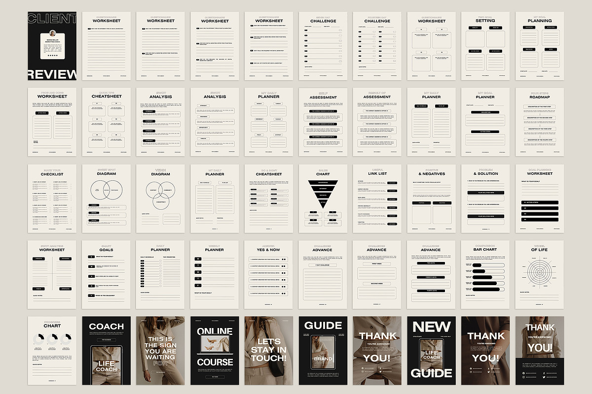 Big Coach Bundle Canva V, a Marketing Template by Instprofi | Studio Estimo (Photo 8 of 31)