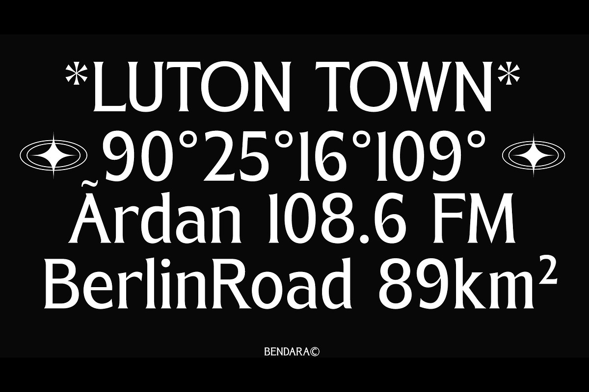 Bendara, a Font by ArimaType (Photo 2 of 10)