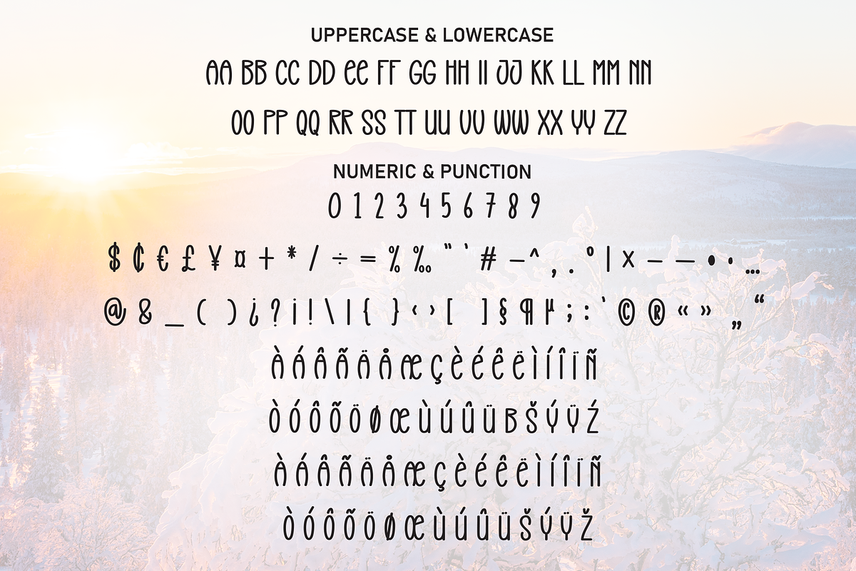 Winter Sunrise | Script Font, a Script Font by Scratchones (Photo 7 of 8)