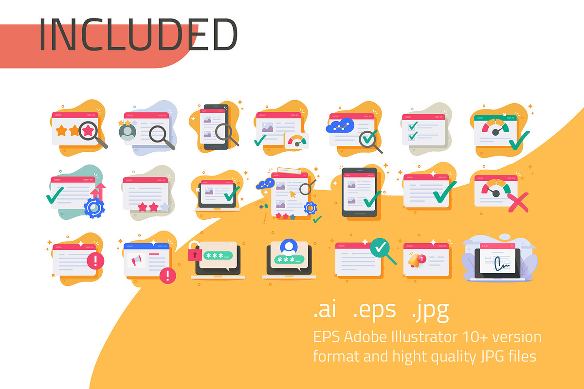 Website SEO & Technology Icons Pack, a Solid Icon by vladwel (Photo 4 of 5)