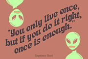 Happiness Mood - Retro Fonts, a Font by madeDeduk (Thumbnail 8 of 9)